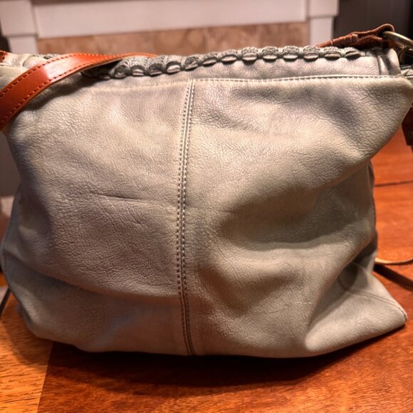 Free People Moda Luxe Sage Messenger bag 12x14 Crossbody - Picture 3 of 6